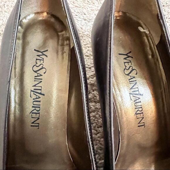Yves St Laurent Pointed Toe Heel, Made in Italy Size 8.Great pre-loved condition - Picture 6 of 8